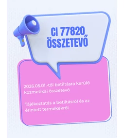 Fontos tájékoztatás a CI 77820 összetevőt érintő új EU-s szabályozás miatt