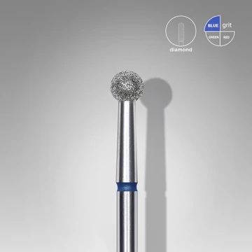 STALEKS – EXPERT-  Gyémántporos gömb manikűrfej - 3,5mm