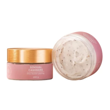 Sensual Cashmere - Shea Butter Peeling 200g - Sós testradír