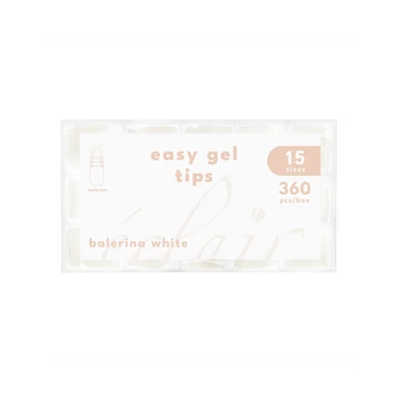 EASY GEL TIPS - BALERINA WHITE