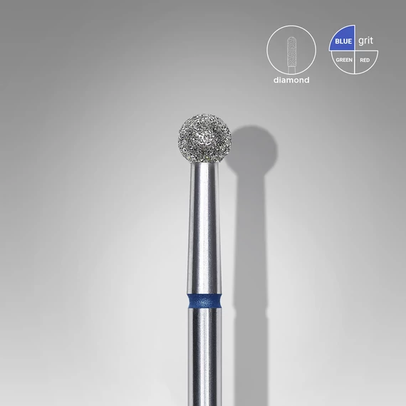 STALEKS – EXPERT-  Gyémántporos gömb manikűrfej - 3,5mm
