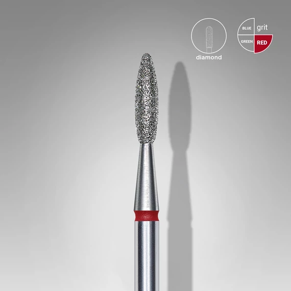 STALEKS – EXPERT-  Gyémántporos láng manikűrfej - 8mm