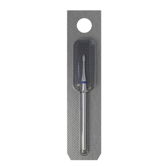STALEKS – EXPERT FA12B010/3 -  Gyémántporos mini flame kék manikűrfej - 3mm