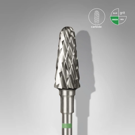 STALEKS – EXPERT FT70G060/14 -  Karbid Frustum zöld csiszolófej - 14mm