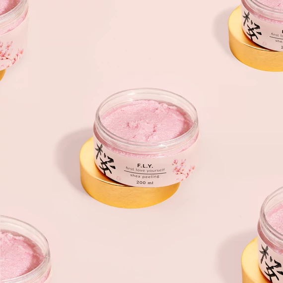 F.L.Y. SHEA PEELING 200ml - Cukros testradír