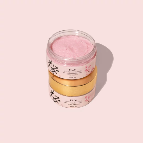 F.L.Y. SHEA PEELING 200ml - Cukros testradír