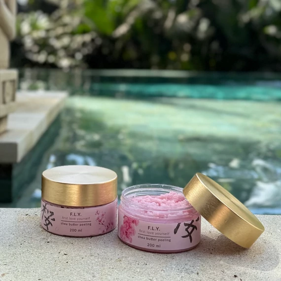 F.L.Y. SHEA PEELING 200ml - Cukros testradír
