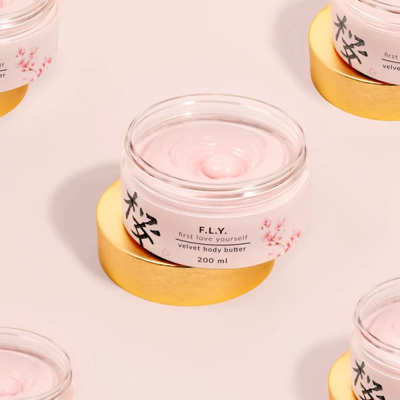 F.L.Y. VELVET BODY BUTTER 200ml - Shea és kókuszvajas testvaj