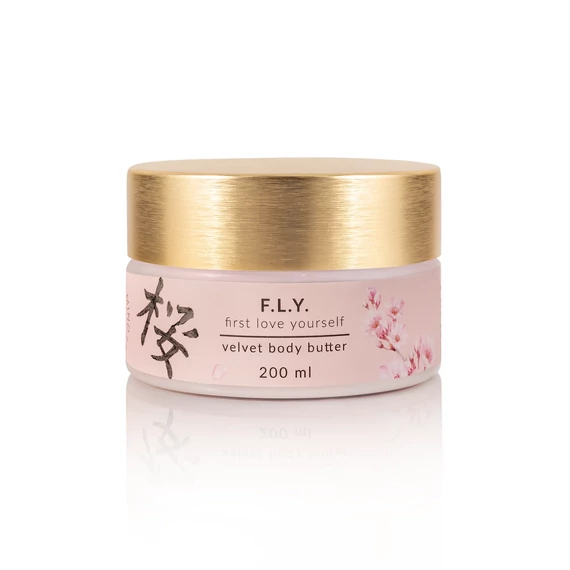 F.L.Y. VELVET BODY BUTTER 200ml - Shea és kókuszvajas testvaj