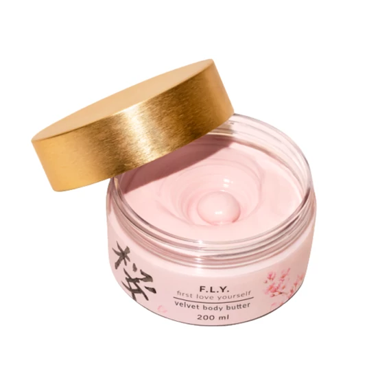 F.L.Y. VELVET BODY BUTTER 200ml - Shea és kókuszvajas testvaj