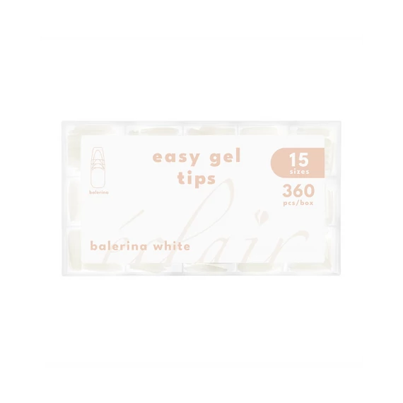 EASY GEL TIPS - BALERINA WHITE