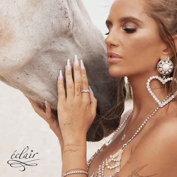 Control Gel 4.0 Milky White + Pop That Glitter géllakk