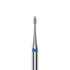 STALEKS – EXPERT FA12B010/3 -  Gyémántporos mini flame kék manikűrfej - 3mm